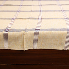 Beige - single handloom cotton bed sheet (90 x 60 in) 79