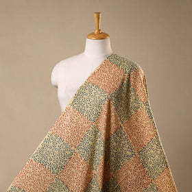 Beige - slub cotton sanganeri fabric 30 - handcrafted