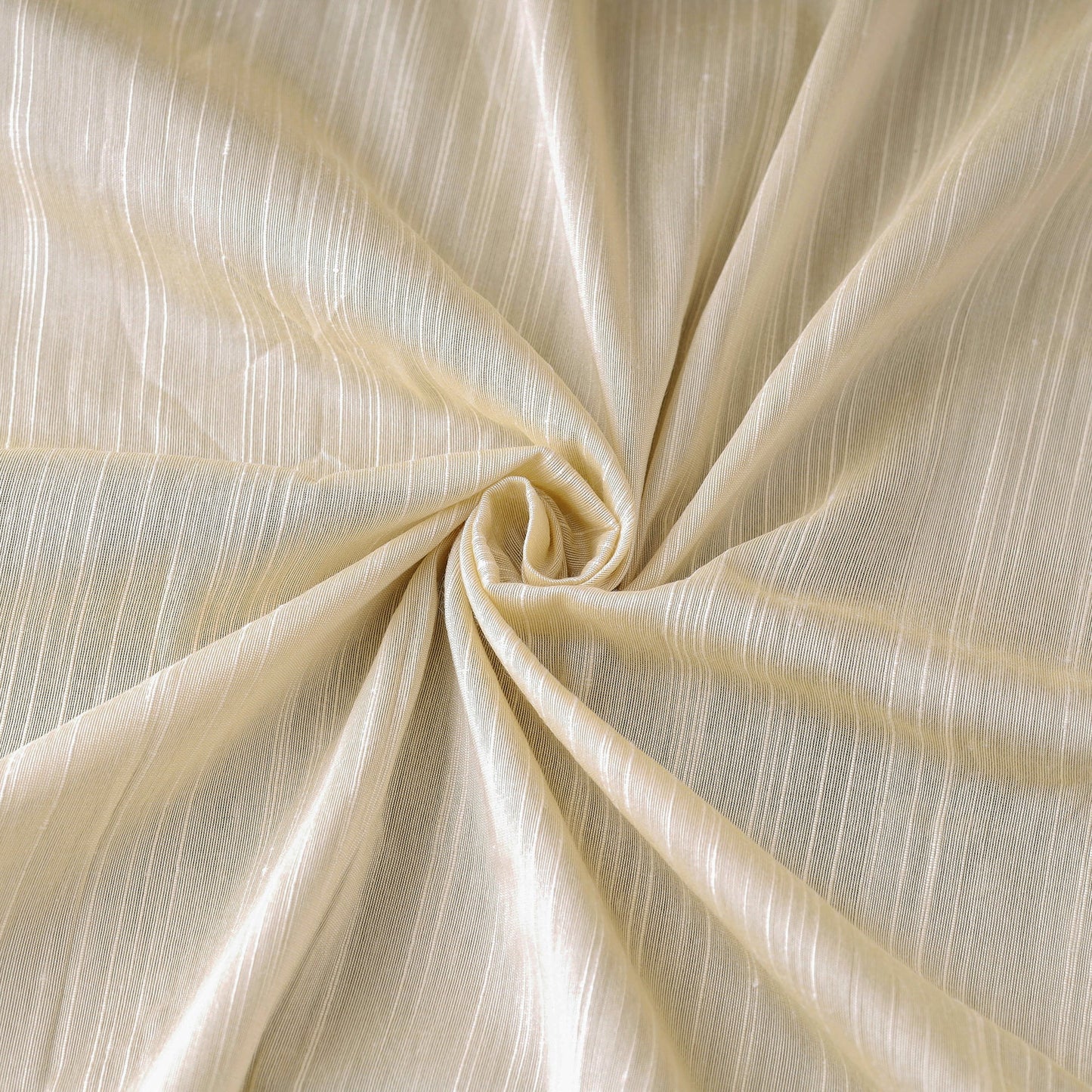 Beige Slub Silk Plain Fabric 