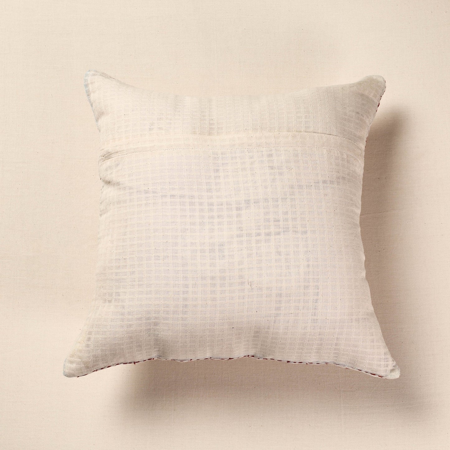  Tagai Work Cotton Cushion Cover (16 x 16 in) 