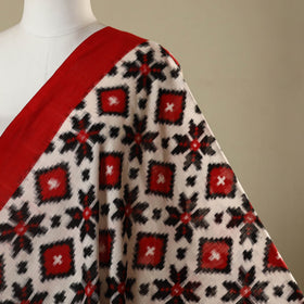 Beige - telia rumal handloom cotton pochampally double ikat