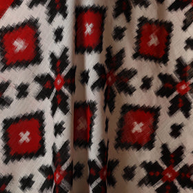 Beige - telia rumal handloom cotton pochampally double ikat