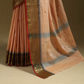 Thread buti cotton kanchipuram saree with border 03