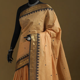 Thread buti cotton kanchipuram saree with border 22