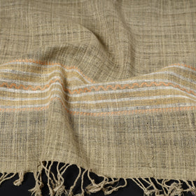  Traditional Handspun Handloom Eri Silk Natural Dyed Stole 