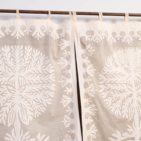Applique Cutwork Window Curtain