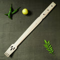  Handmade Udayagiri Beige Wooden Serving Kajur Fork 07