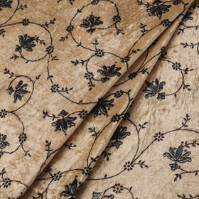 Velvet natural dyed hand fabric 08 - handcrafted