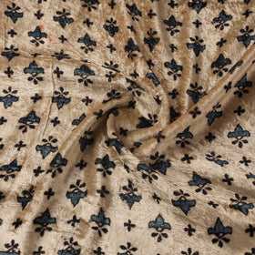 Velvet natural dyed hand fabric 11 - handcrafted
