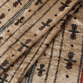 Velvet natural dyed hand fabric 30 - handcrafted