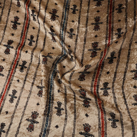 Velvet natural dyed hand fabric 30 - handcrafted