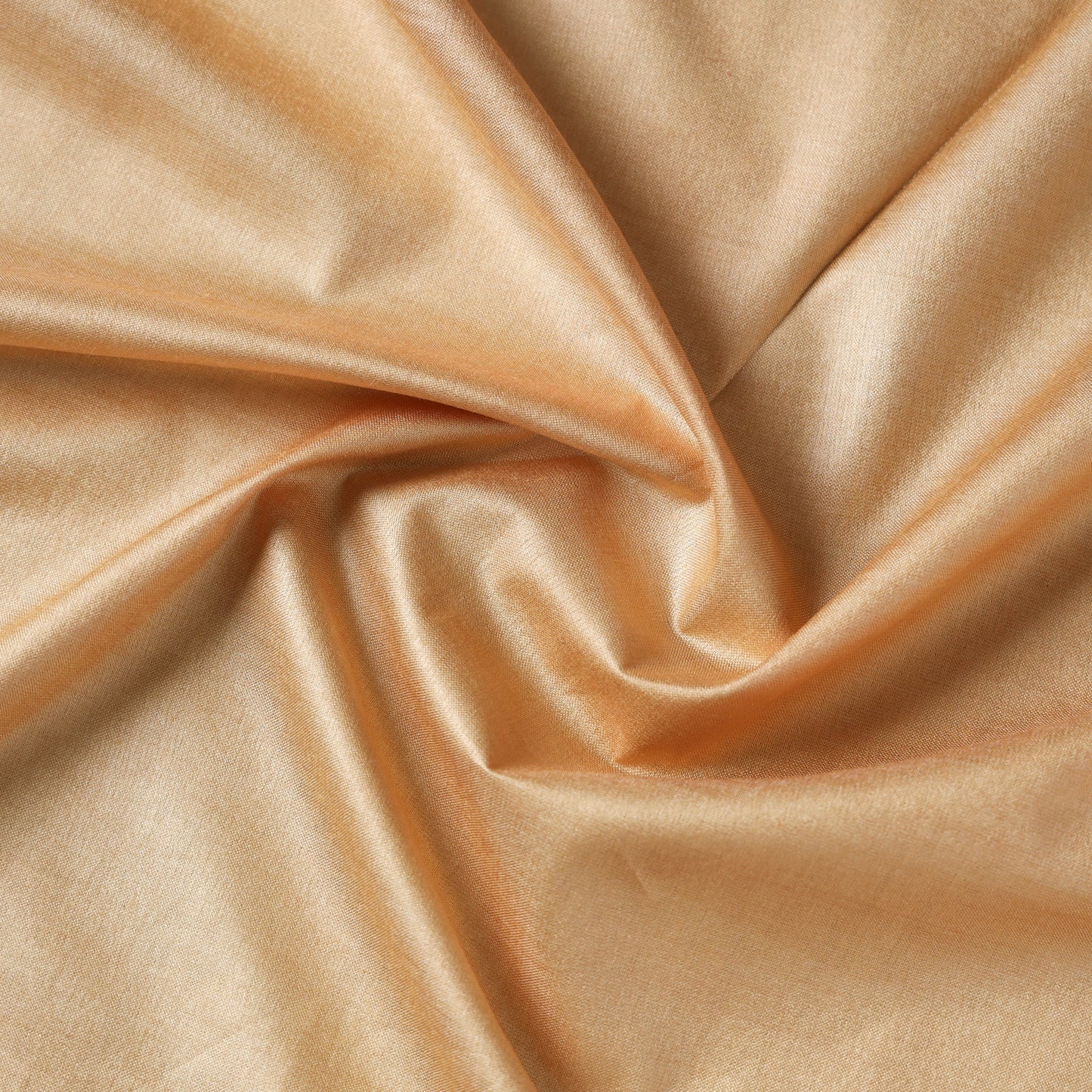Beige - vidarbha handloom plain tussar silk fabric 09
