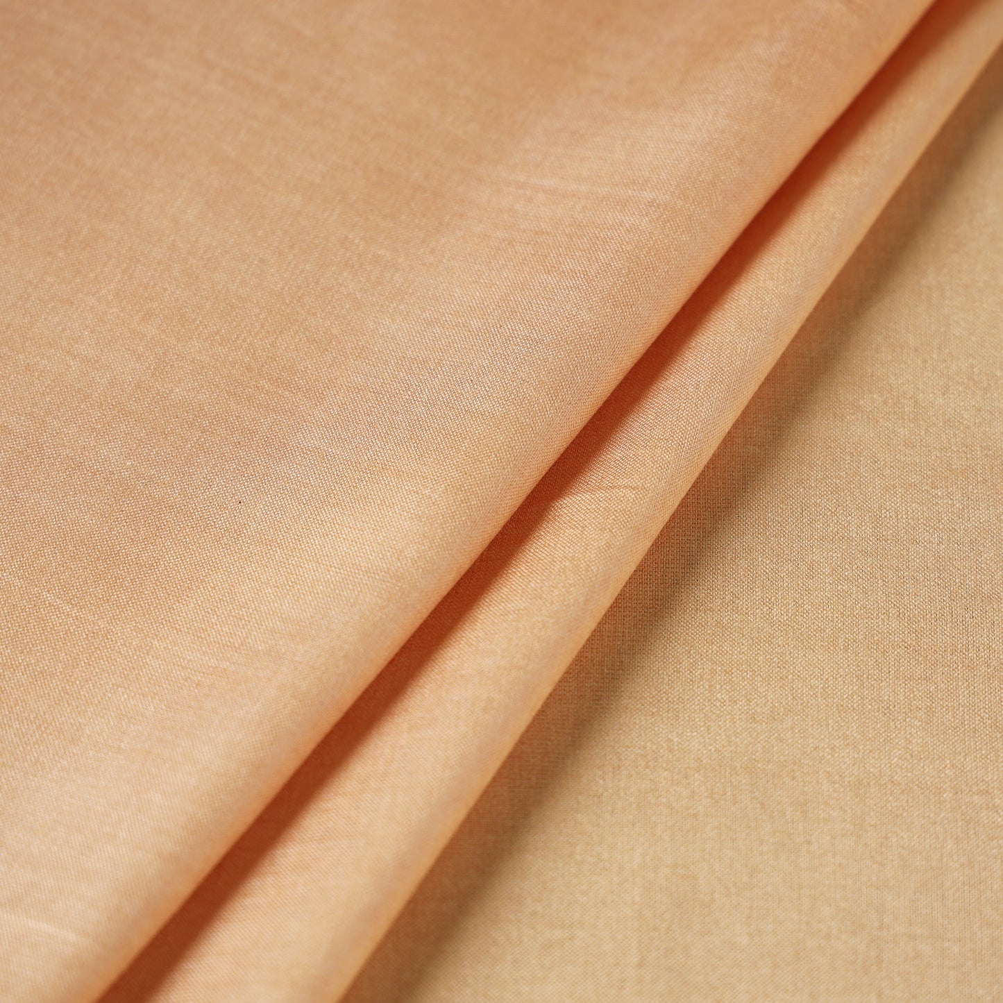 Beige - vidarbha handloom plain tussar silk fabric 09