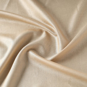 Beige - vidarbha handloom plain tussar silk fabric 10