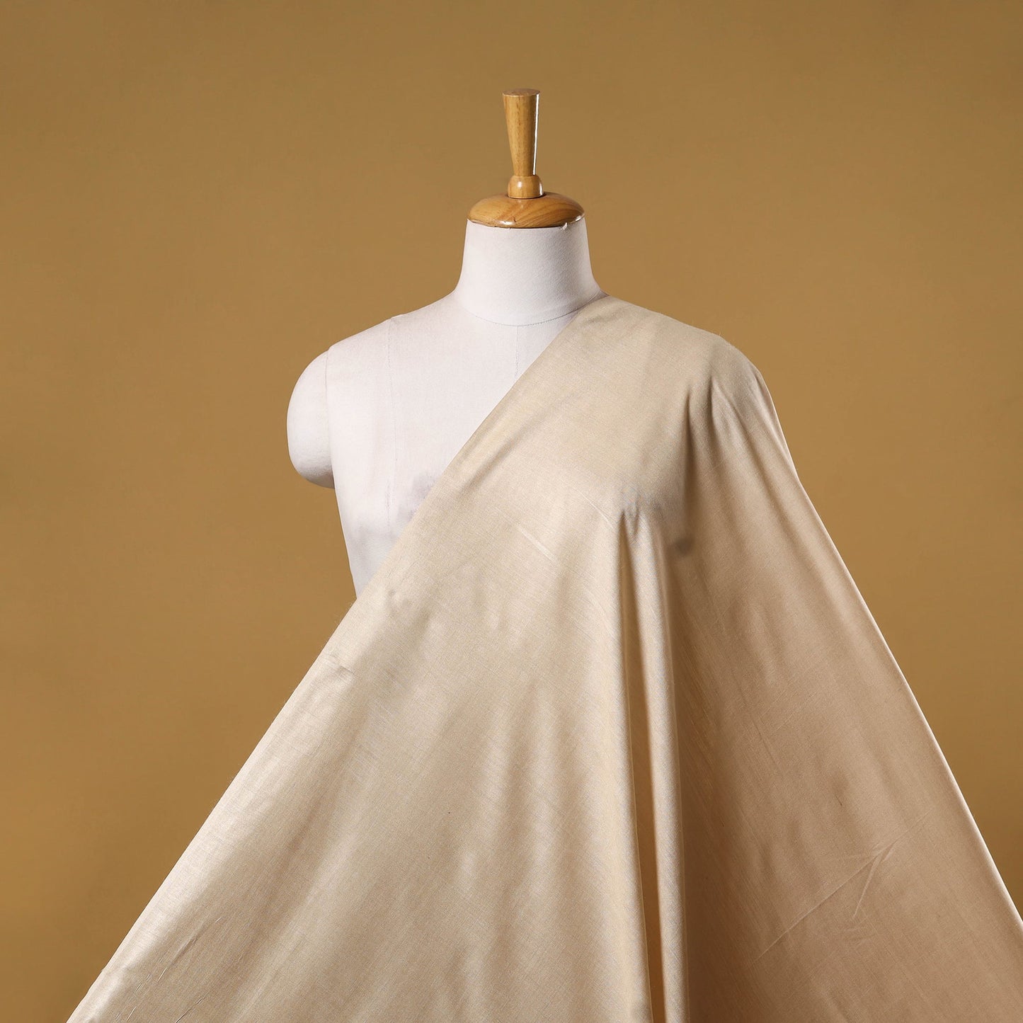 Vidarbha tussar x muga silk handloom plain fabric 14