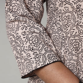  Block Print Cotton A-Line Bagh Kurta for Women