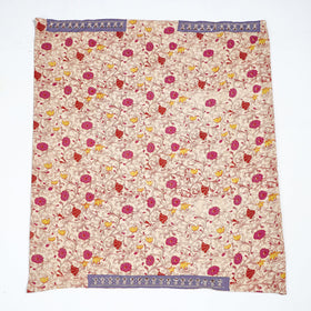 Beige - zardozi hand embroidered kalamkari cotton blouse