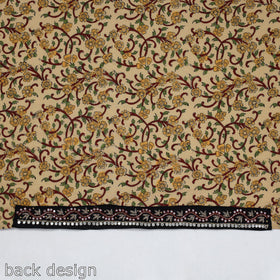 Buy Zardozi Hand Embroidered Sanganeri Cotton Blouse Piece Online at iTokri.com