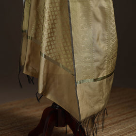 Zari work banarasi silk dupatta 25 - handcrafted