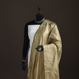 Zari work banarasi silk dupatta 25 - handcrafted