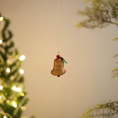  Bell - Handmade Threadwork Stuffed Christmas Ornament