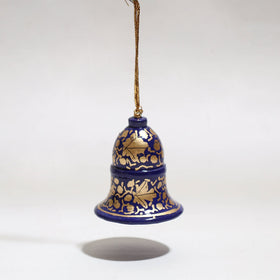 Bell - kashmir handpainted christmas decor ornament 07