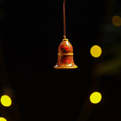  Buy Kashmir Handpainted Christmas Decor Ornament Online