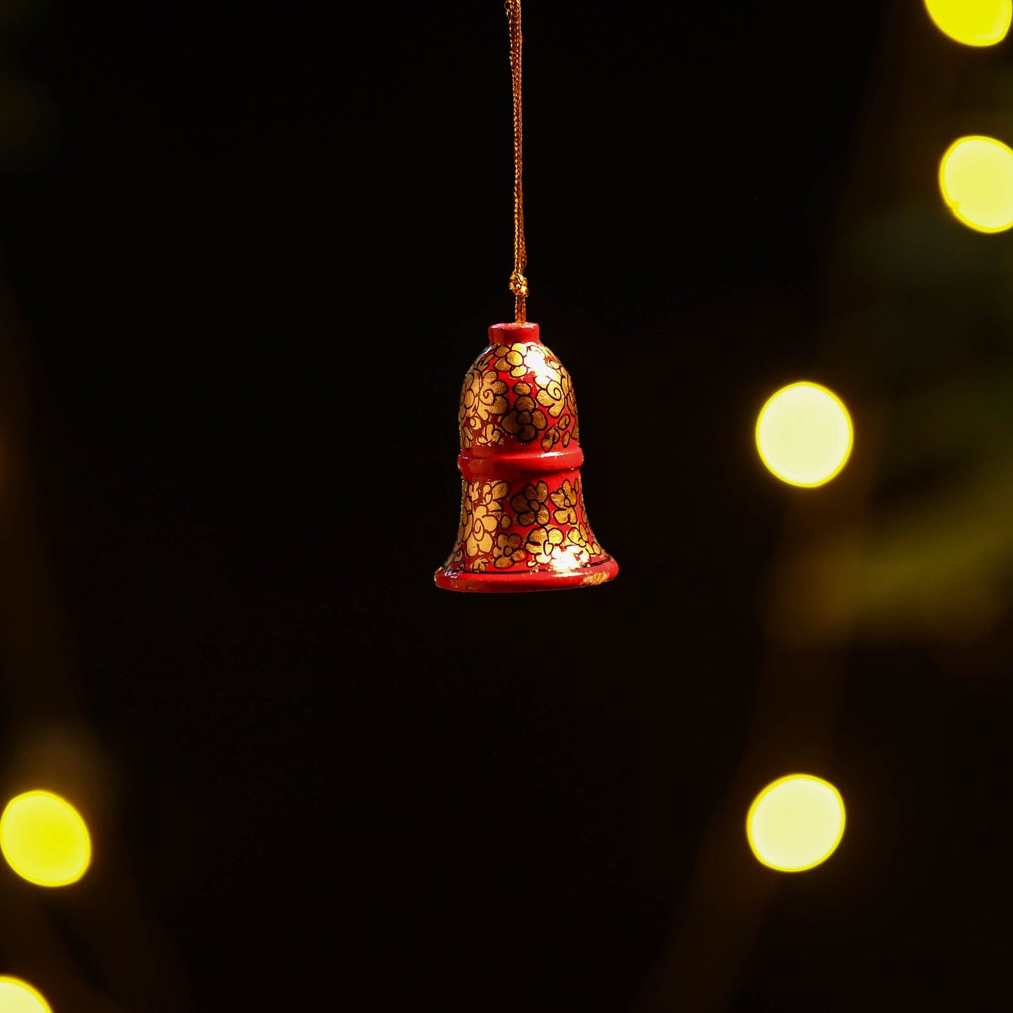 Bell - kashmir handpainted christmas decor ornament 10