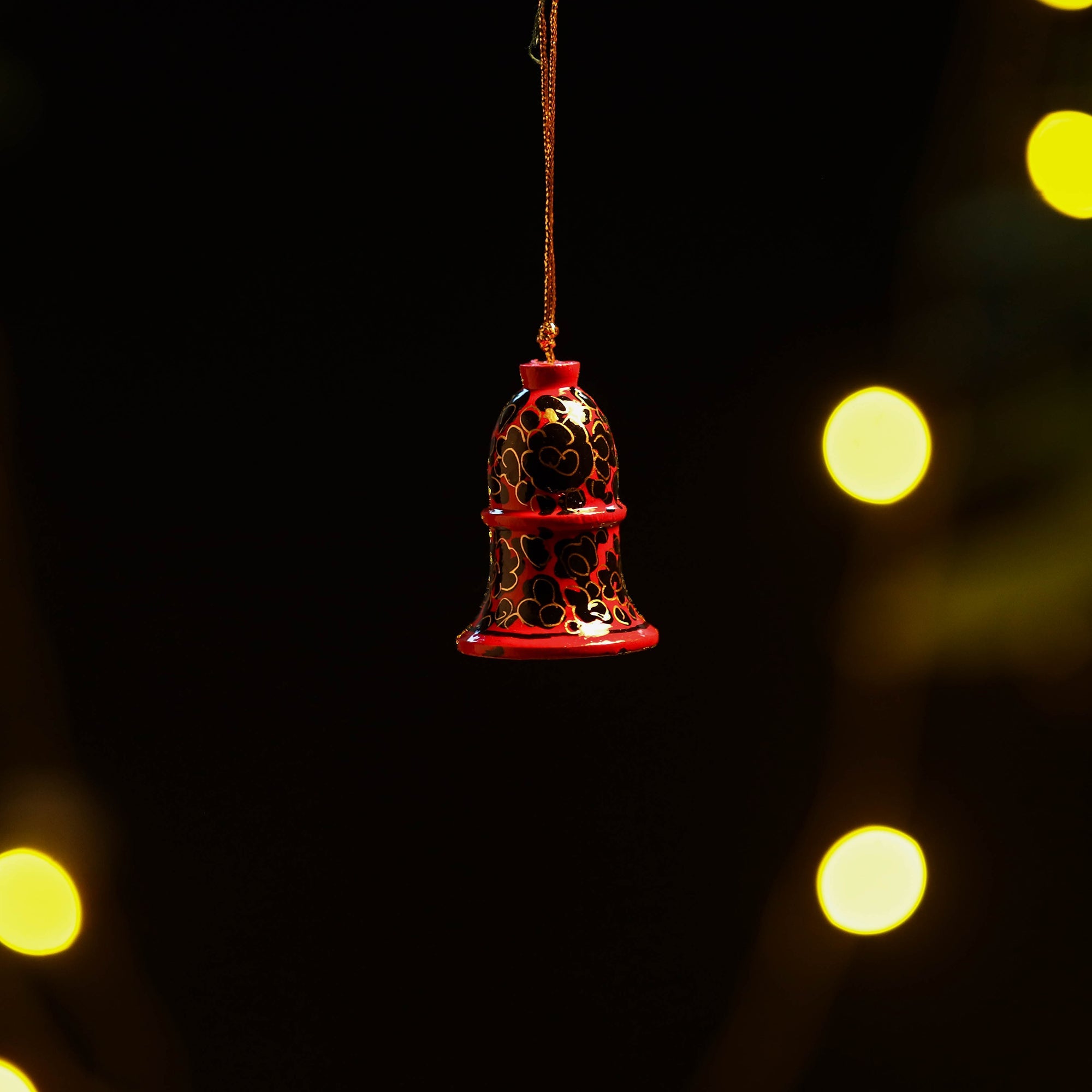 Bell - kashmir handpainted christmas decor ornament 12