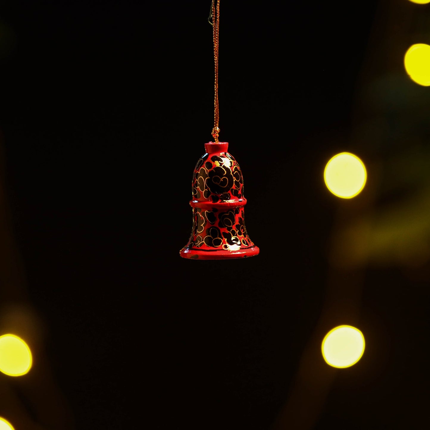 Bell - kashmir handpainted christmas decor ornament 12