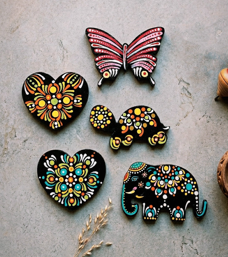 Mandala Fridge Magnets