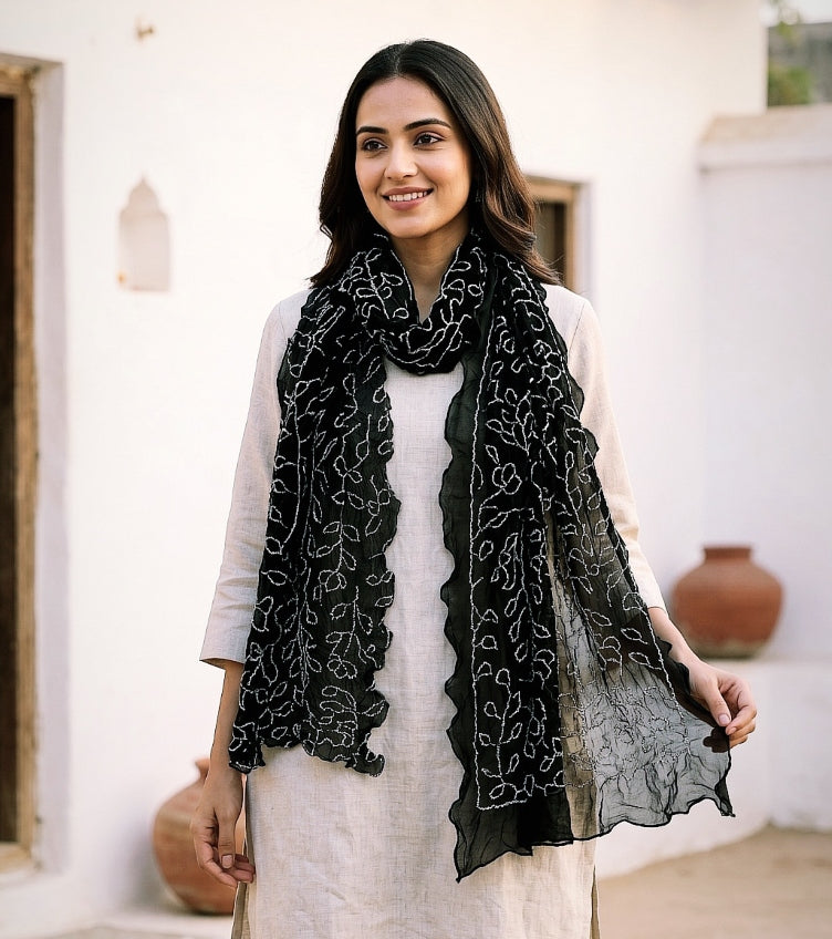 Bandhani Stoles