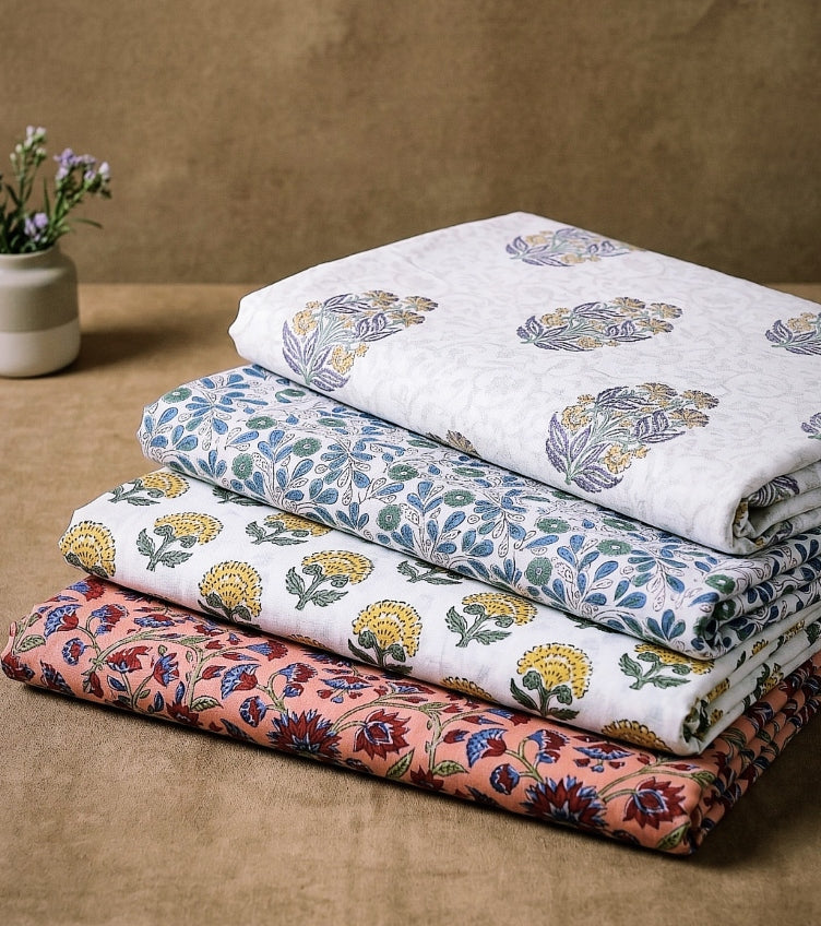 Sanganeri Cotton Fabrics