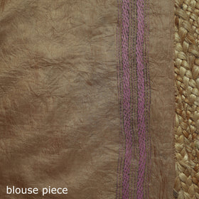 Bengal hand embroidery bangalore silk handloom kantha saree