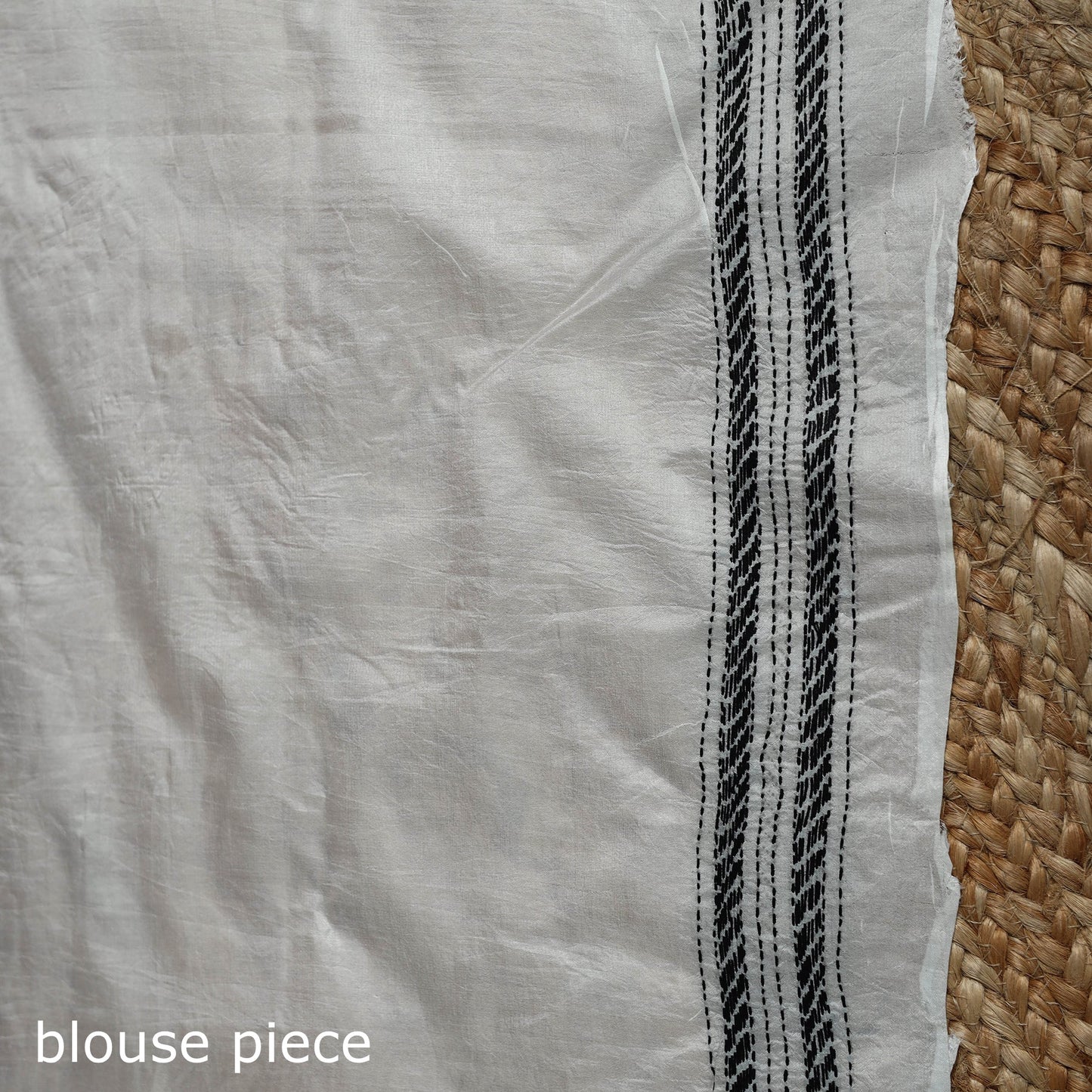 Bengal hand embroidery bangalore silk handloom kantha saree