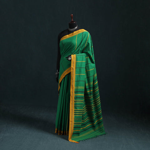 Bengal handwoven cotton begumpuri saree 01 - handcrafted