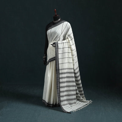 Bengal handwoven cotton begumpuri saree 02 - handcrafted
