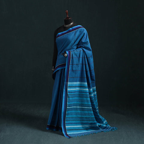 Bengal handwoven cotton begumpuri saree 05 - handcrafted