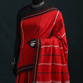 Bengal handwoven cotton begumpuri saree 08 - handcrafted