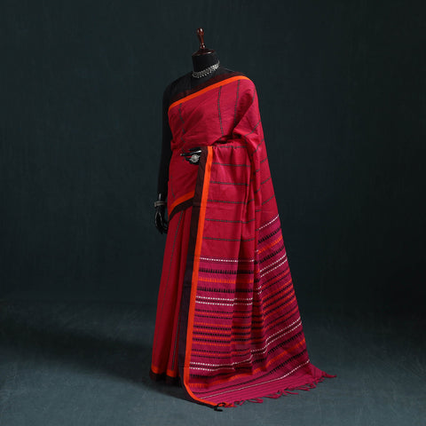 Bengal handwoven cotton begumpuri saree 11 - handcrafted