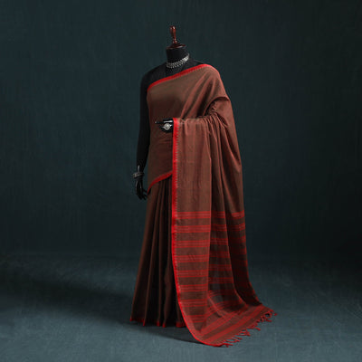 Bengal handwoven cotton begumpuri saree 15 - handcrafted