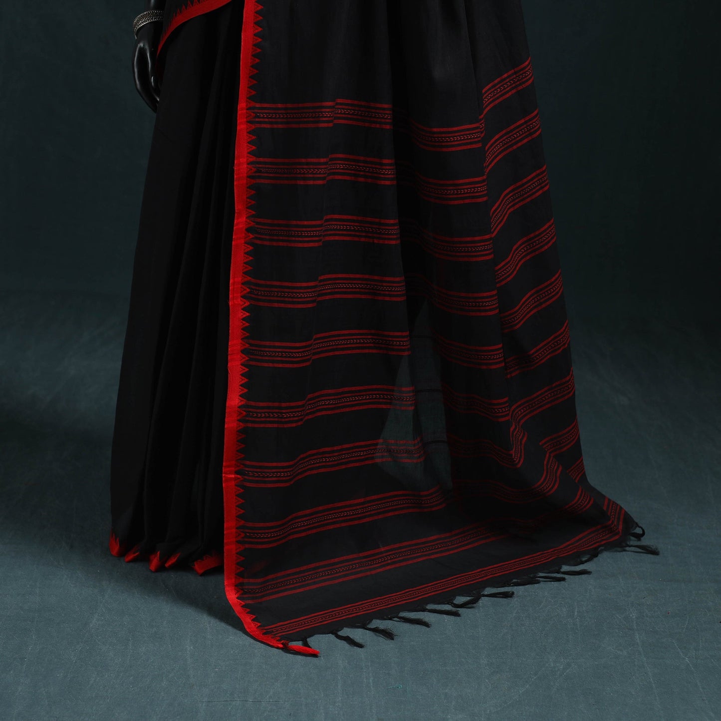 Bengal handwoven cotton begumpuri saree 20 - handcrafted