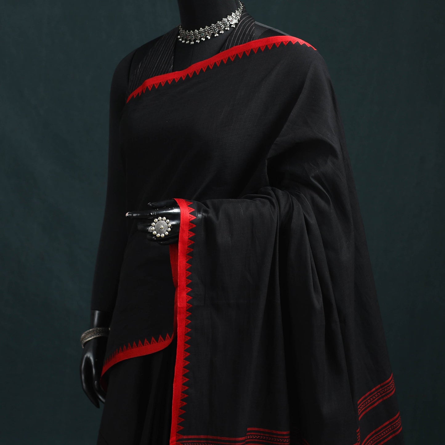 Bengal handwoven cotton begumpuri saree 20 - handcrafted