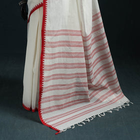 Bengal handwoven cotton begumpuri saree 23 - handcrafted