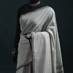 Bengal handwoven cotton begumpuri saree 24 - handcrafted