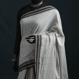 Bengal handwoven cotton begumpuri saree 29 - handcrafted