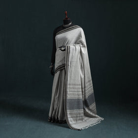 Bengal handwoven cotton begumpuri saree 29 - handcrafted