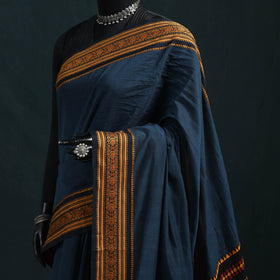 Bengal handwoven cotton begumpuri saree 31 - handcrafted