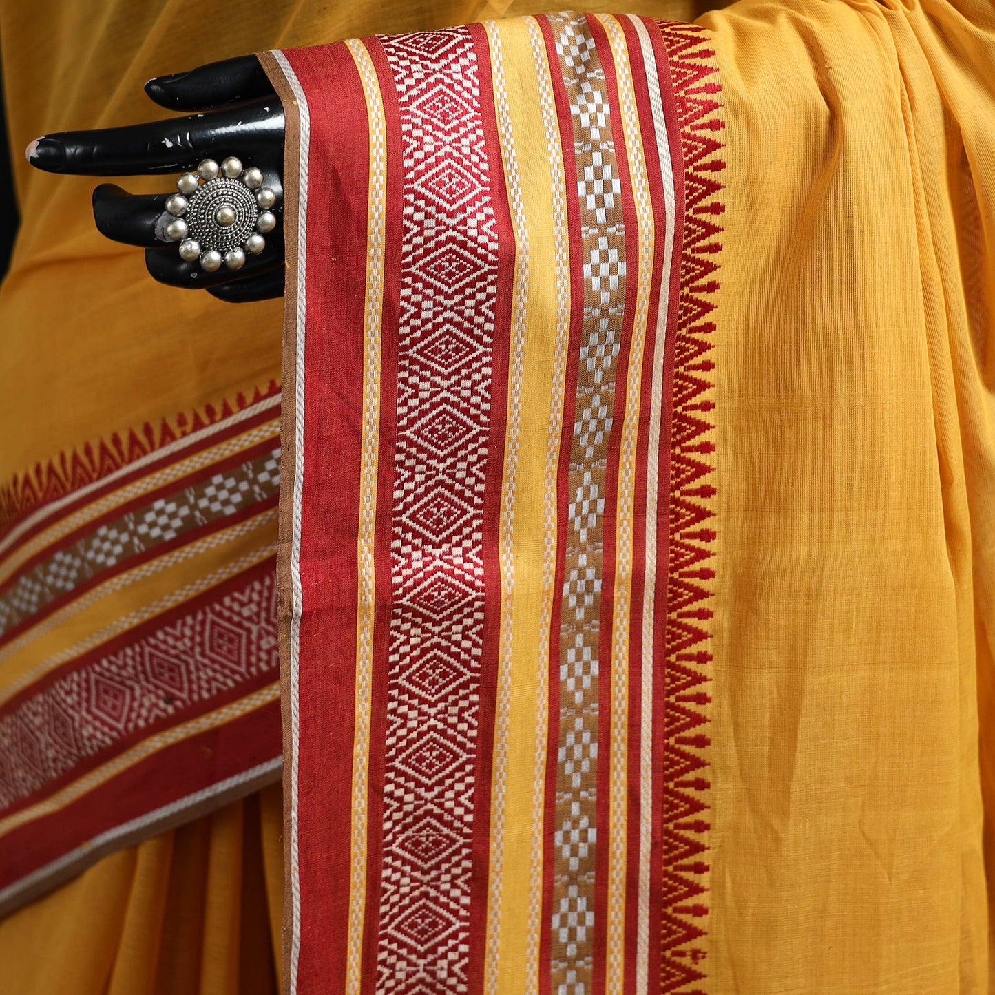 Bengal handwoven cotton begumpuri saree 32 - handcrafted