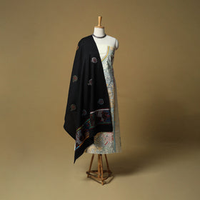 Bengal kantha hand embroidered cotton 3pc unstitched dress